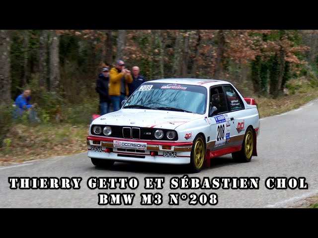 Rallye de Vaison la Romaine 2024 - BMW M3 N°208 - Thierry GETTO et Sébastien CHOL