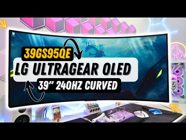 LG 39" UltraGear OLED 39GS95QE Curved Gaming Monitor Review : 240Hz UltraWide WOLED