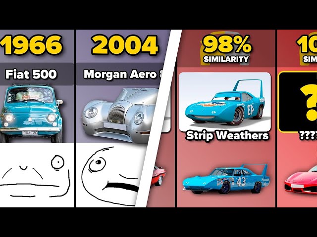 BIG COMPARISON OF CARS: Cars characters, Funny Car Faces and Lego Cars