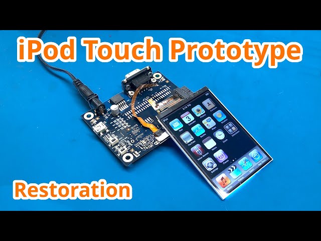 Restoring a Prototype iPod Touch 2nd Generation