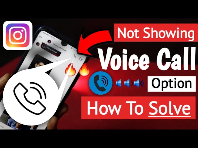 How To Solve instagram voice call option not showing | insta par voice call option nahi aa raha hai
