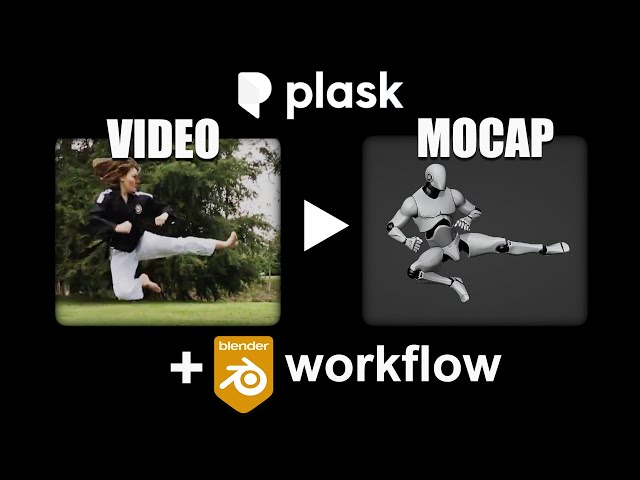 Plask.ai: AI mocap from Video (+ Blender workflow)