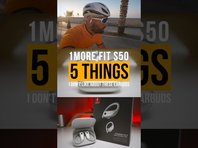 5 Things I Don't Like About The 1More Fit S50 #shorts #openear #truewireless #1more
