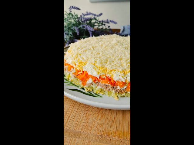 Schicht Salat "Mimosa" | Как приготовить Мимозу | delicious salad 🥗