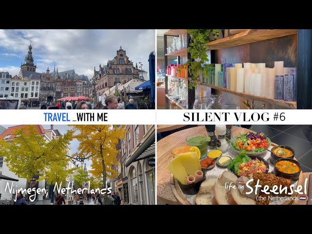 a day in Nijmegen, Netherlands | RELAXING SILENT TRAVEL VLOG #6