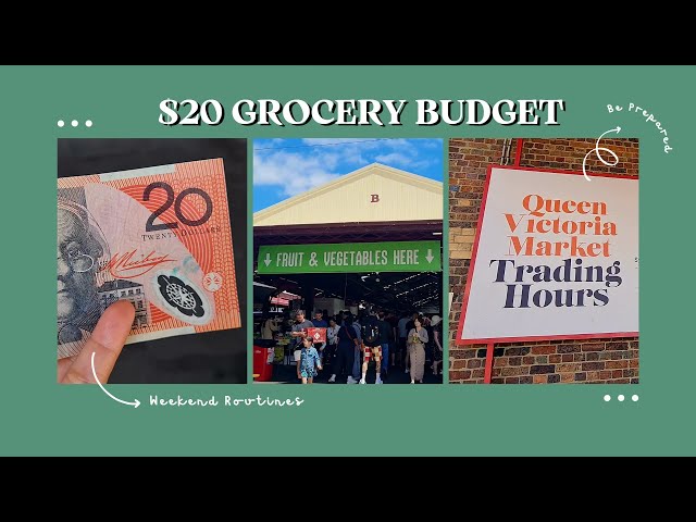 🇦🇺 Masters in Melbourne | $20 Grocery Budget