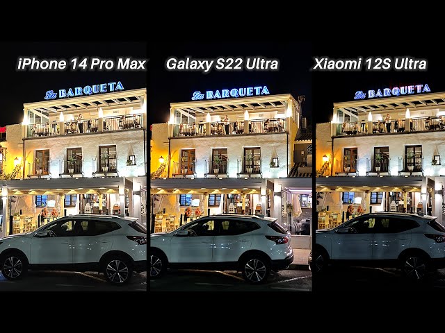 iPhone 14 Pro Max Vs Galaxy S22 Ultra Vs Xiaomi 12S Ultra Camera Comparison