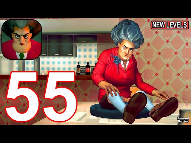 Scary Teacher 3D - Gameplay Part 55 - Christmas Special 2022 - Miss T Turns Transparent - Chapter