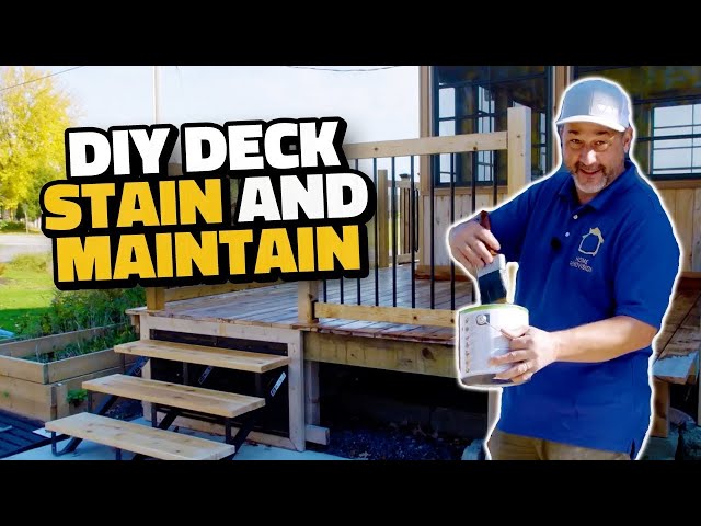 How to Clean And Seal Your Deck