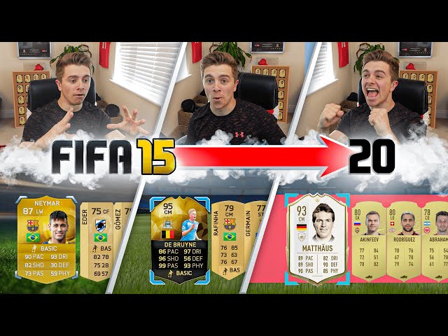 I Opened 1 INSANE Pack on Every Fifa from 15-20