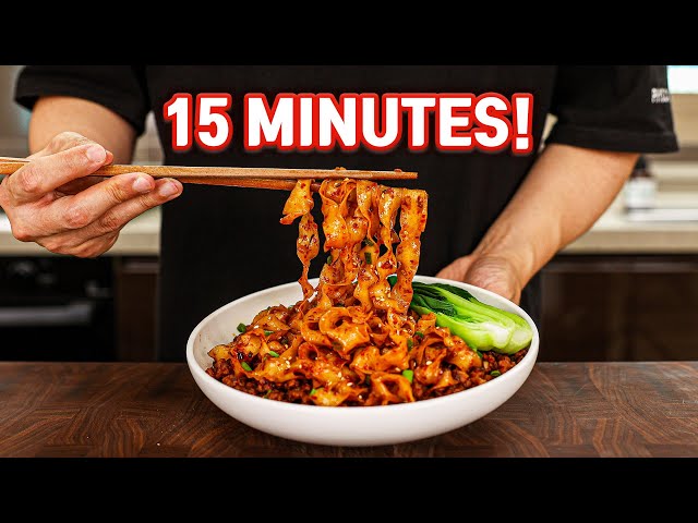 These 15 Minute Chili Garlic Noodles Will Change Your LIFE!