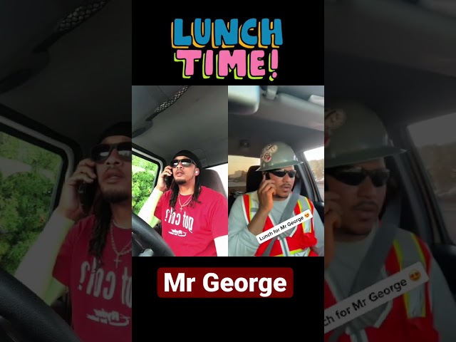 Mr George’s lunch break