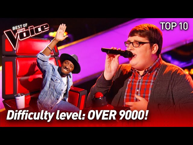 The HARDEST SONGS to sing on The Voice | Top 10