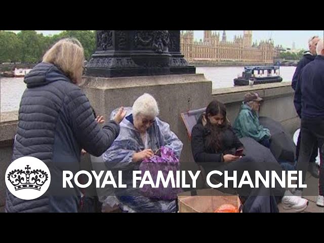 These Royal Fans Queued All Night for a Chance to See the Queen