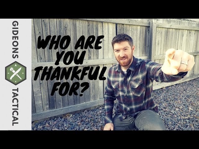 Who Are You Thankful For?