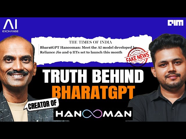EXCLUSIVE - Truth Behind Hanooman & BharatGPT ft. Vishnu Vardhan | Creator of Hanooman | AIM