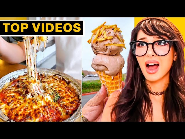 Even More ODDLY SATISFYING FOOD Video Ever | SSSniperWolf