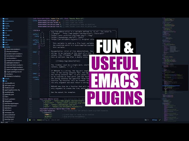 Emacs Plugins That Impressed Me