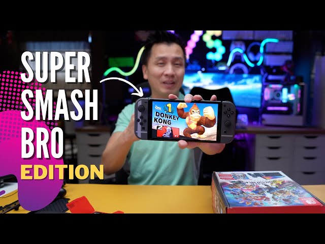 UNBOX & PLAY TEST Nintendo Switch OLED Super Smash Ultimate