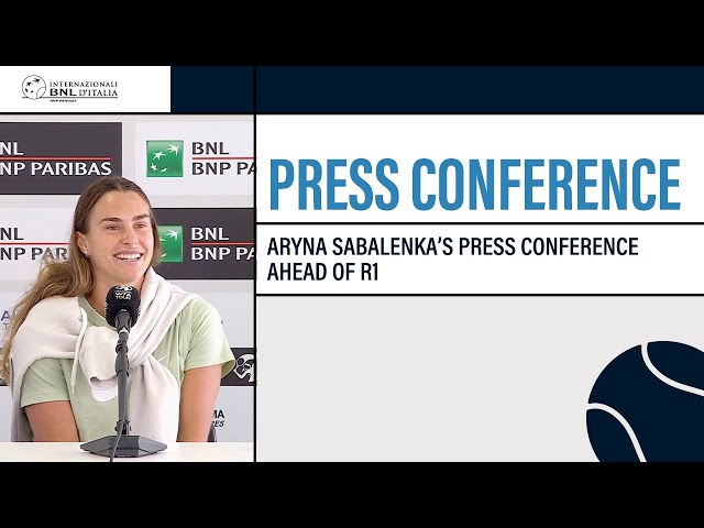 Aryna Sabalenka | Press Conference ahead of R128 #IBI24