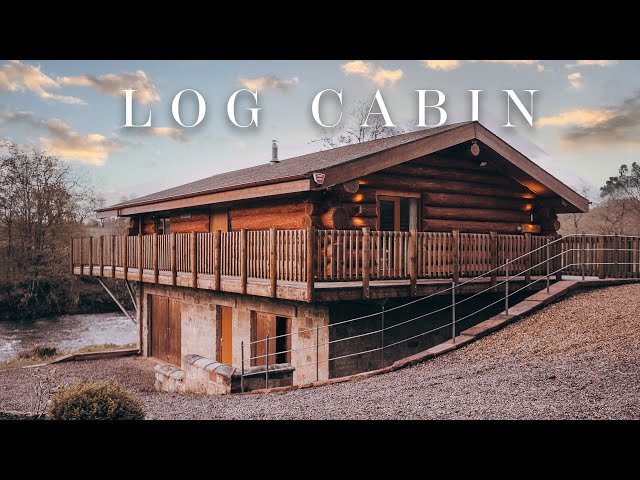 A Breathtaking Riverside Log Cabin Airbnb In The UK - [FULL TOUR]