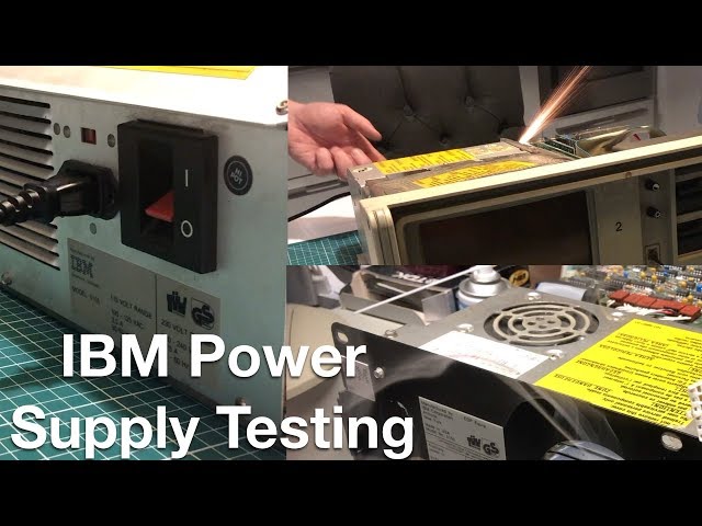 IBM 5155 PSU testing with minimum load (free magic smoke and exploding caps included)