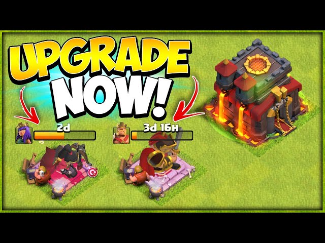 When Should You Upgrade Heroes at TH10?! Secrets to Level 40 Heroes (Clash of Clans)