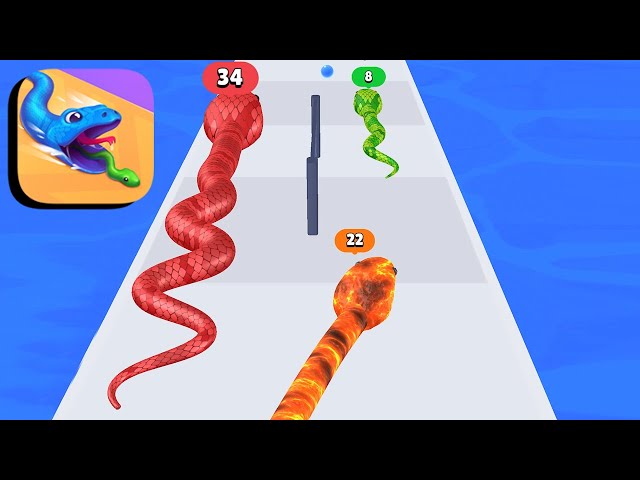 Snake Run Race ​- All Levels Gameplay Android,ios (Levels 51-54)