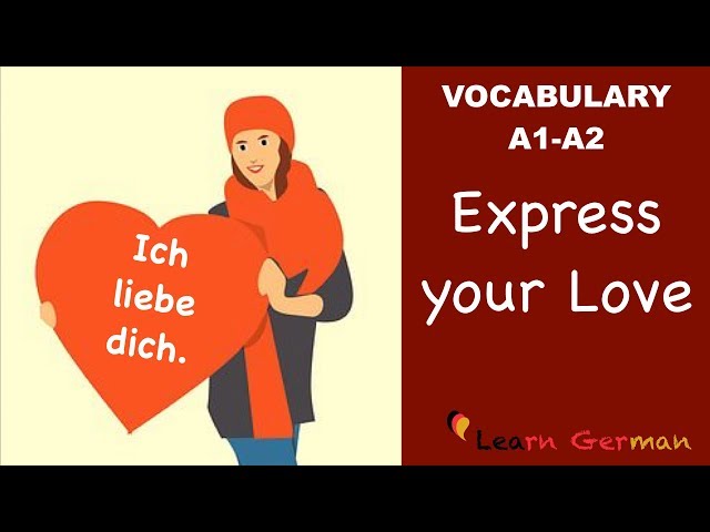 Learn German Vocabulary - Love (Liebe) - Valentine's day special