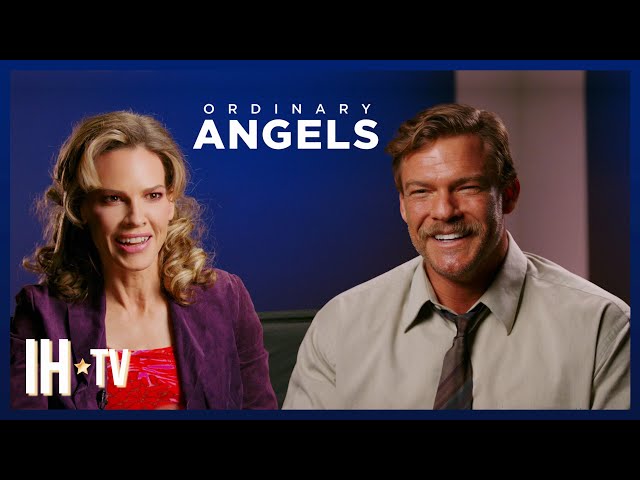 Alan Ritchson & Hilary Swank Interview - Ordinary Angels (2024)