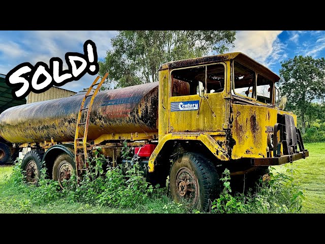 Will it START & DRIVE out to the ROAD? 50yr OLD 6X6 International Army Truck!