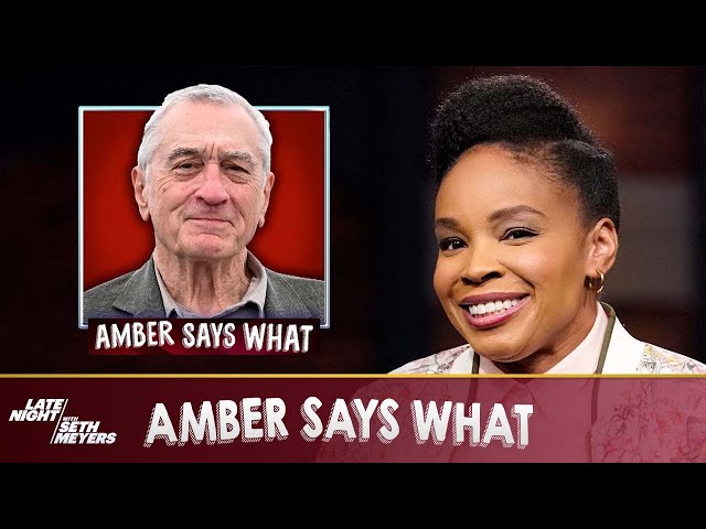 Amber Says What: Robert De Niro's Baby, Tupac's Killer