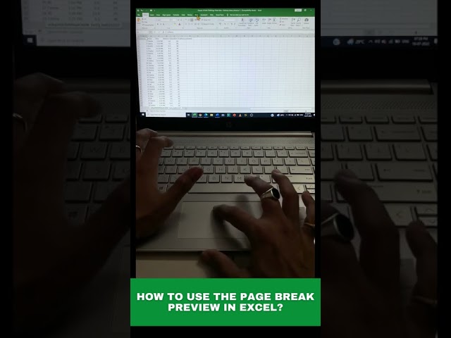 How to Use the Page Break Preview in Excel?