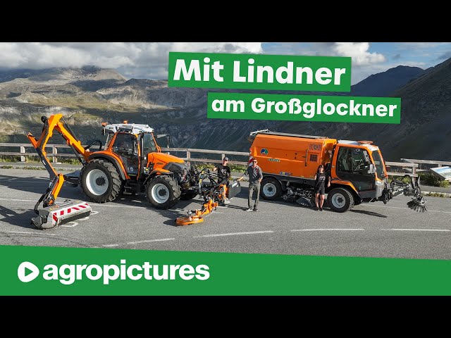 Mäharbeiten auf der Großglockner Hochalpenstraße | Lindner Lintrac 130 mit Noremat Mulcher