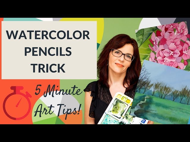 Watercolor Pencils Tutorial (Neat trick for beginners!)