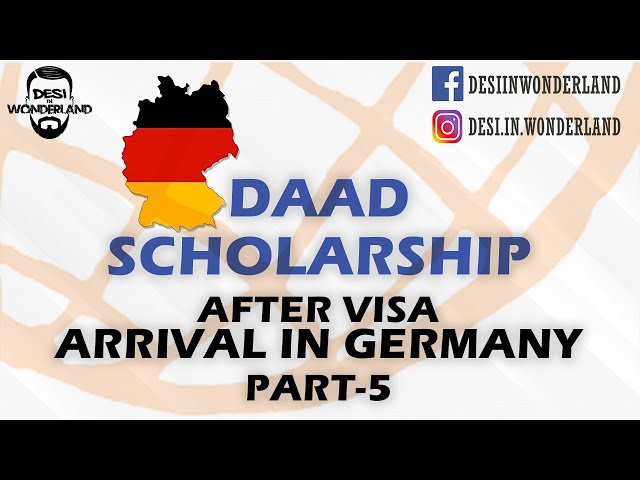 DAAD Scholarship - After Visa & Arrival in Germany - Part 5