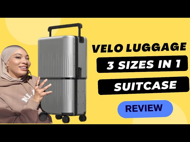 Travel Hacks |Packing Carry-On | Velo Luggage 3-in-1 Expandable Hardside Luggage | Travel Hacks