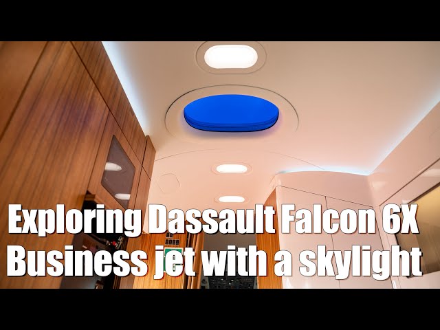 Exploring the business jet with a skylight: Dassault Falcon 6X