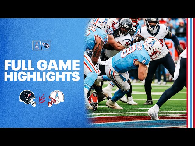 Tennessee Titans vs. Houston Texans | Game Highlights