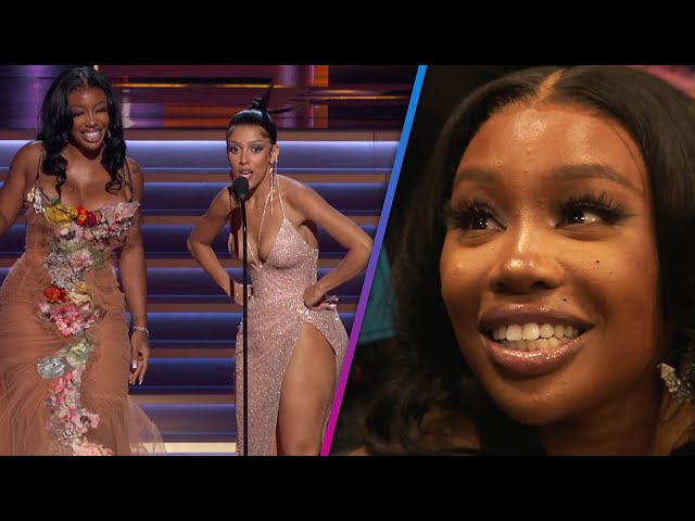 Why SZA Accepted Her GRAMMY on Crutches! (Exclusive)