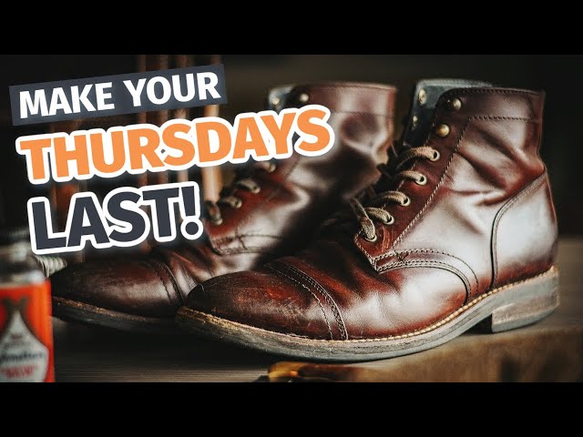 THURSDAY BOOTS Shoe Care | Treating Thursday CAPTAIN Leather | BootSpy