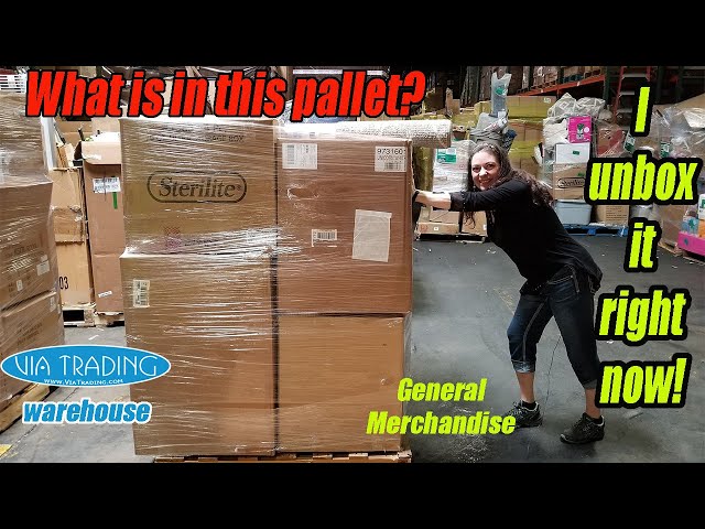 Via Trading Pallet Unboxing - General Merchandise - What could be in these boxes? - Online Reselling