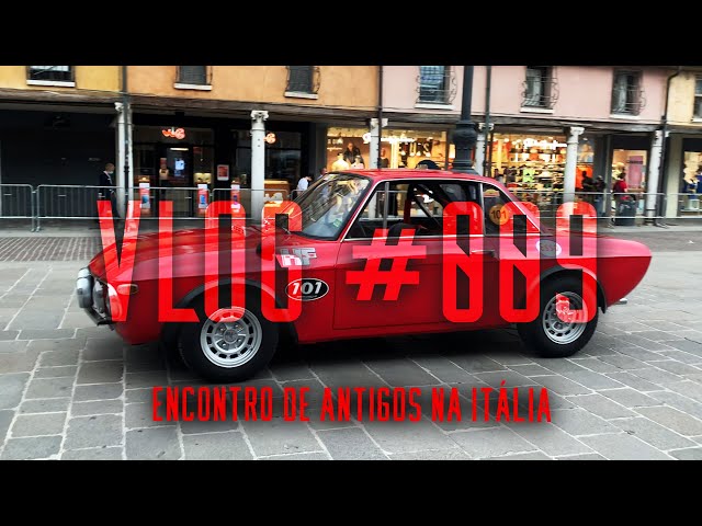 Vlog #009 -  Encontro de carros antigos na minha cidade