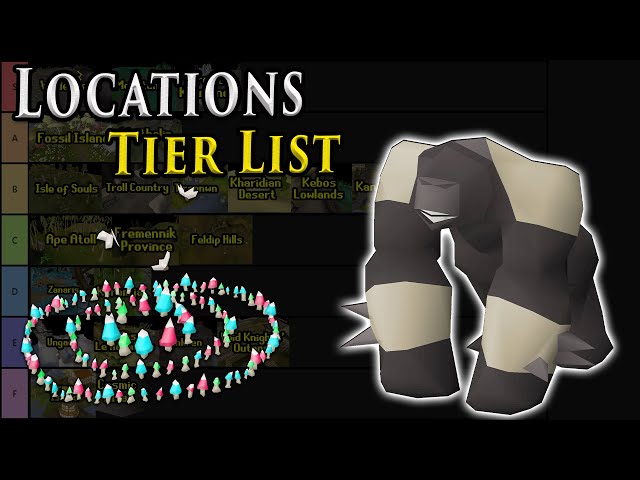 OFFICIAL Location Tier List for Oldschool Runescape
