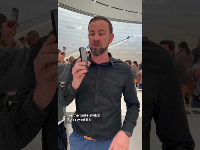 NZ journalist's first look at iPhone15 Pro after Apple Event | #newshub #iphone15pro #appleevent