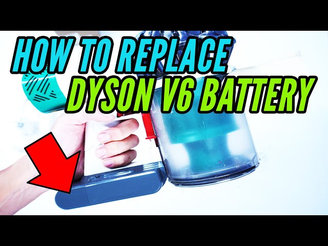 How to Replace Dyson V6 Battery #diy #techdiy