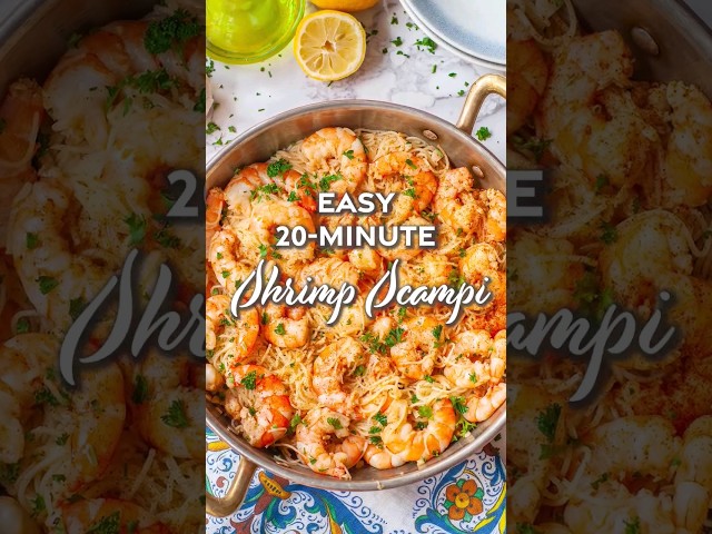 So Easy & So Delicious! Garlicky Shrimp Scampi