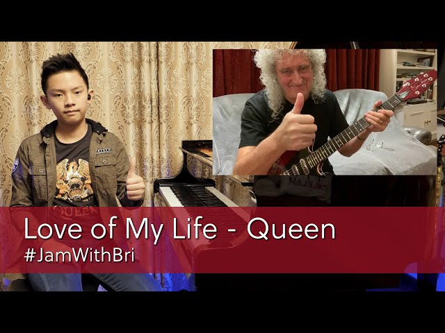 #JamWithBri Love of My Life - Queen and Brian May | Cole Lam 13 Years Old