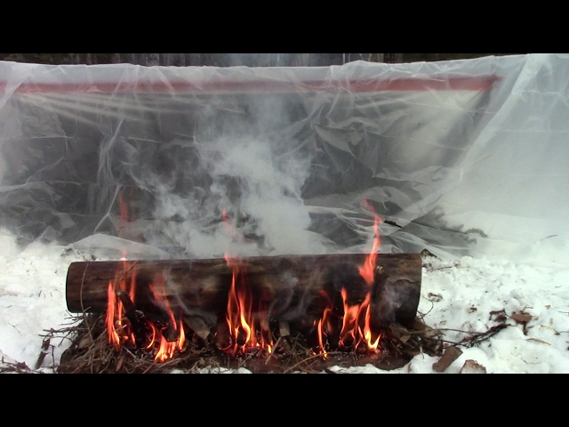 Easy Portable Survival Shelter For Extreme Cold