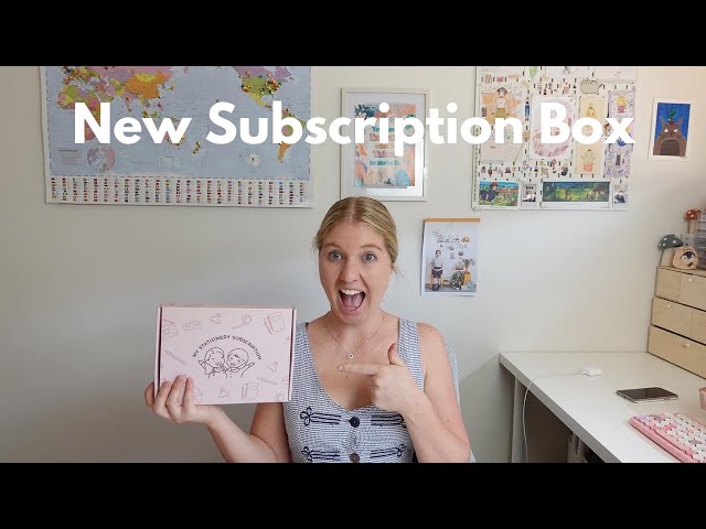 New My Stationery Subscription Box Unboxing